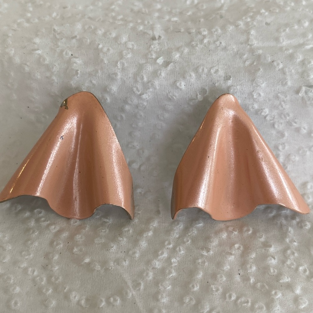 Vintage 1980's Metal Earrings